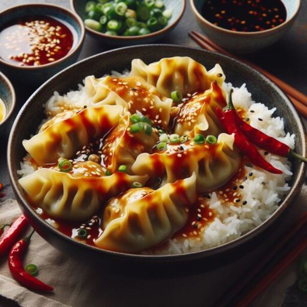 Kung Pao Chicken Dumplings