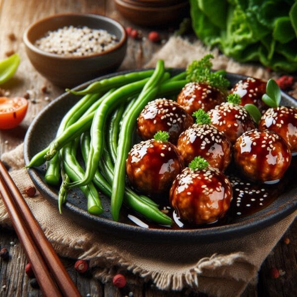 Low Carb Teriyaki Meatballs