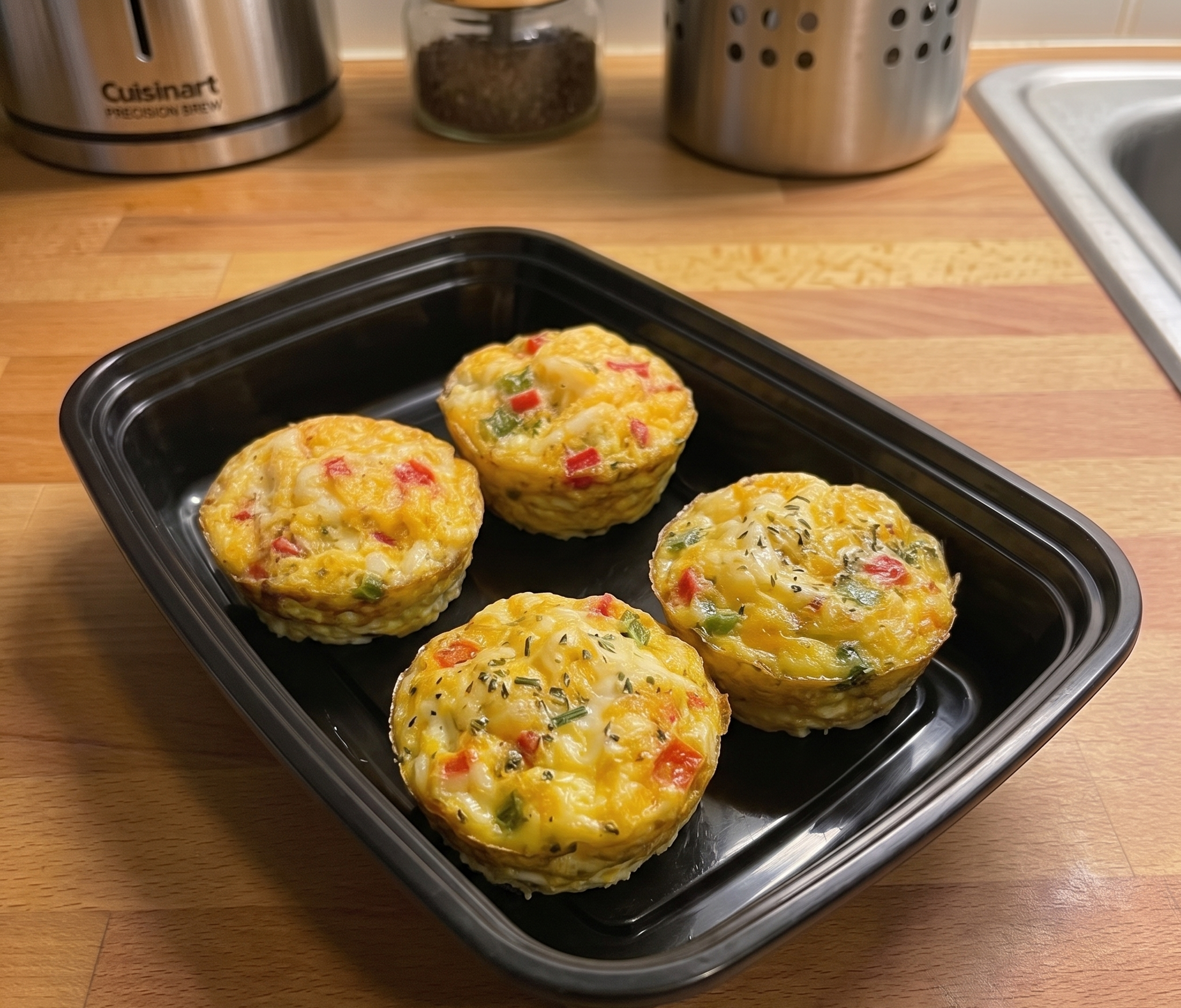 Hash Brown, Bacon , & Cheese Bites